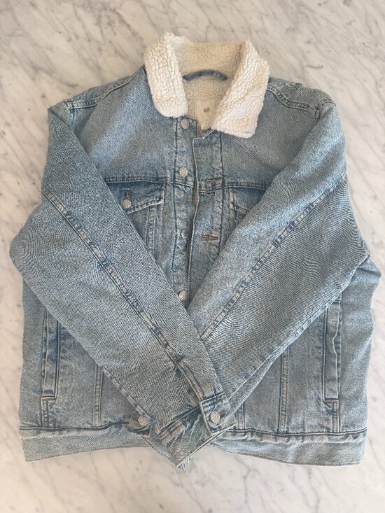 H&M Other - H&M Mens Denim Jacket with Cozy Lining XL